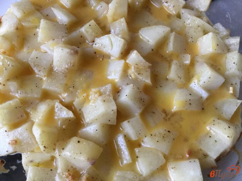 Фото приготовление рецепта: Картофель, запеченный с чесноком и майонезом шаг №6