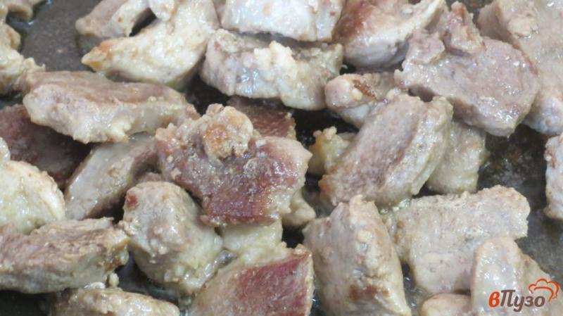 Фото приготовление рецепта: Тушеная свинина с луком и болгарским перцем шаг №1