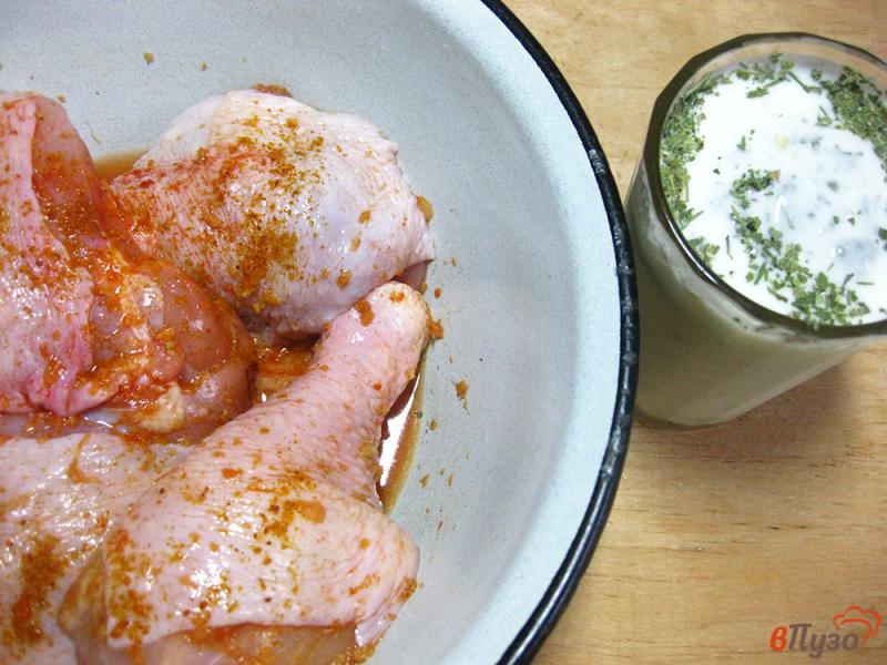 Фото приготовление рецепта: Курица в йогурте шаг №4