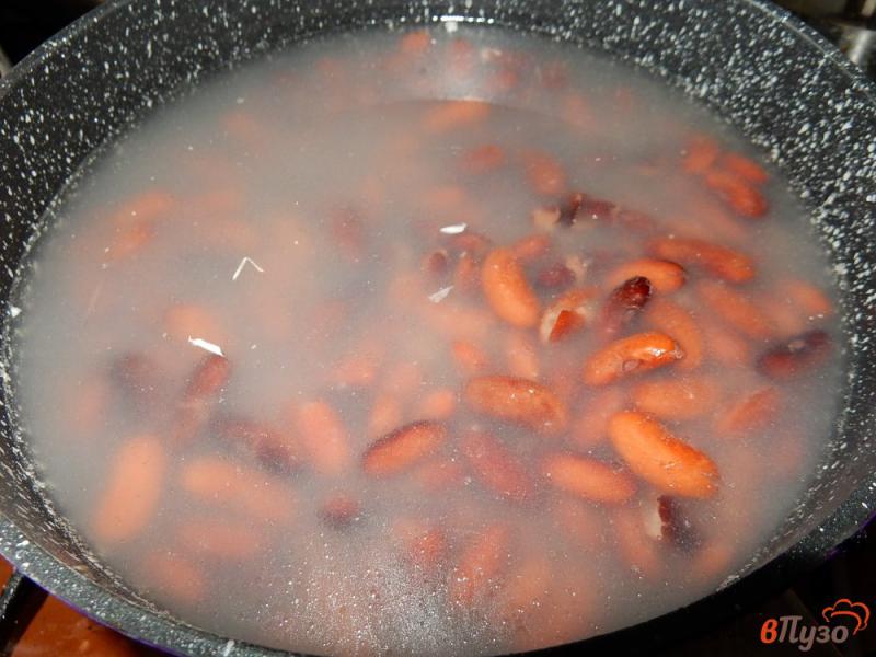Фото приготовление рецепта: Фасолевый суп-пюре с колбасками шаг №2
