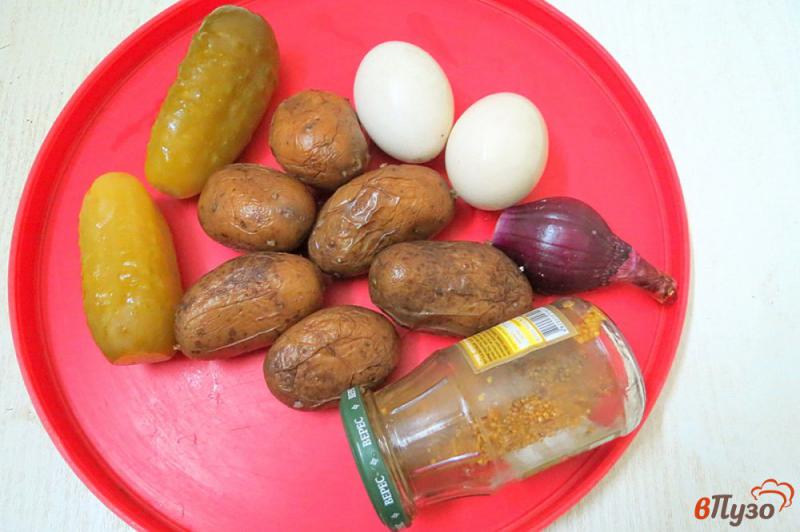 Фото приготовление рецепта: Картофельный салат с дижонской горчицей шаг №1