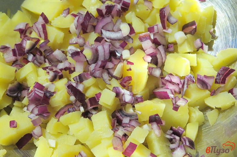 Фото приготовление рецепта: Картофельный салат с дижонской горчицей шаг №3