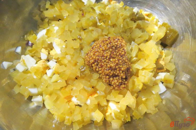 Фото приготовление рецепта: Картофельный салат с дижонской горчицей шаг №5