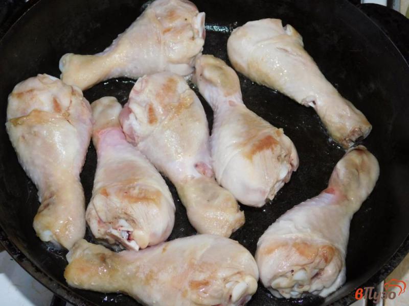 Фото приготовление рецепта: Куриные ножки с соевым соусом и апельсинами шаг №1