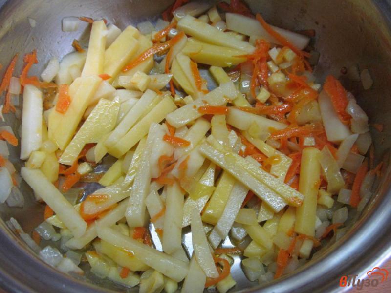 Фото приготовление рецепта: Овощной суп шаг №3