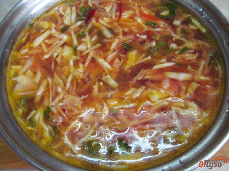 Фото приготовление рецепта: Овощной суп шаг №6