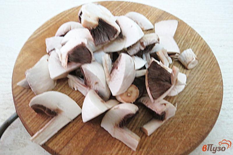 Фото приготовление рецепта: Яично-грибной паштет шаг №3