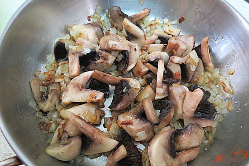 Фото приготовление рецепта: Яично-грибной паштет шаг №5