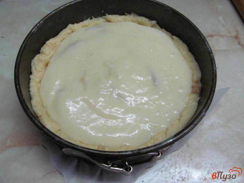 Фото приготовление рецепта: Яблочный пирог с кремом шаг №13