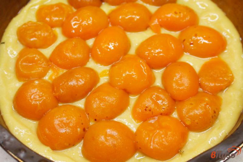 Фото приготовление рецепта: Пирог со сладким абрикосом шаг №5