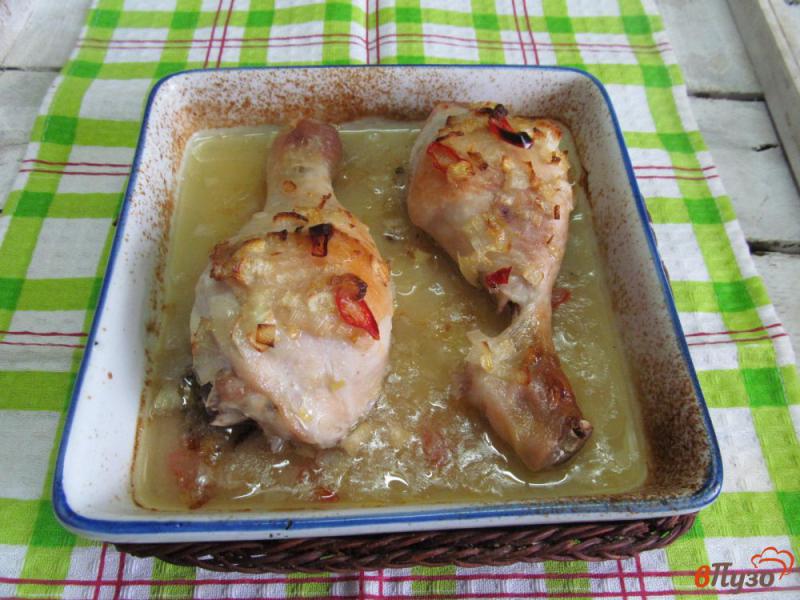 Фото приготовление рецепта: Куриные ножки в луковом маринаде шаг №6