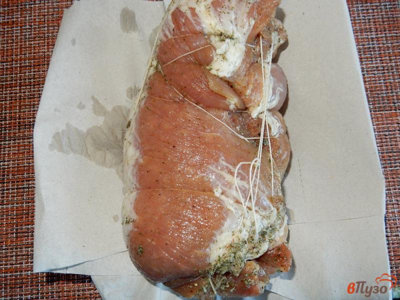 Фото приготовление рецепта: Свинина в апельсиновом соке шаг №5