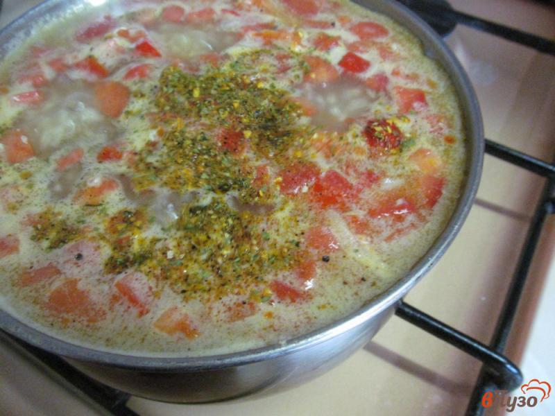 Фото приготовление рецепта: Суп с редькой и пшеном шаг №6