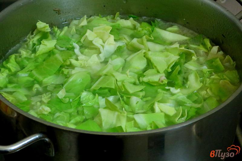 Фото приготовление рецепта: Суп на свинине с овощами шаг №10
