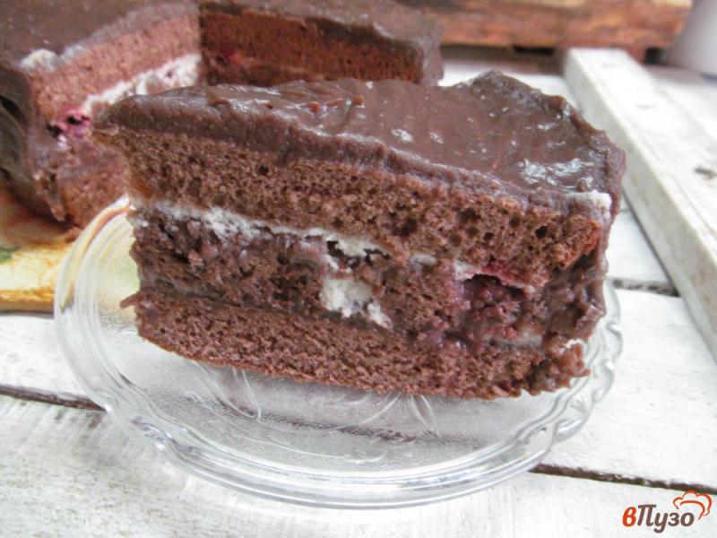 Фото приготовление рецепта: Шоколадный торт шаг №22