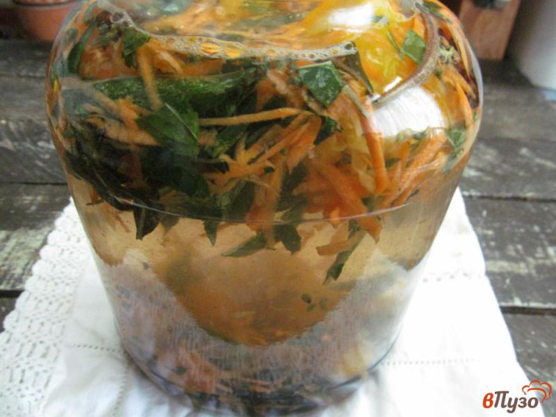 Фото приготовление рецепта: Напиток - чай из моркови с апельсином шаг №6