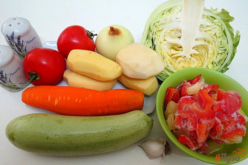 Фото приготовление рецепта: Рагу овощное без мяса шаг №1