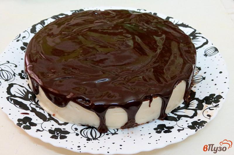 Фото приготовление рецепта: Шоколадная глазурь для тортов шаг №6
