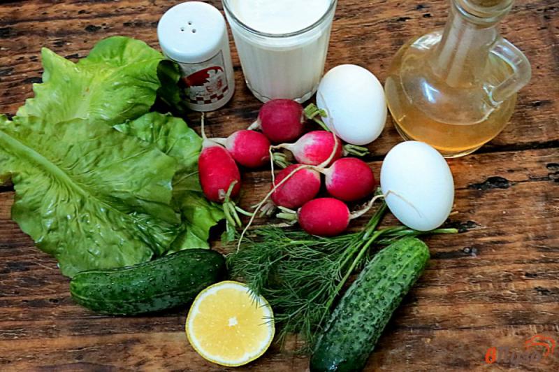 Фото приготовление рецепта: Салат из редиса по-французски шаг №1