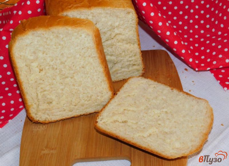 Фото приготовление рецепта: Молочный хлеб с отрубями шаг №4