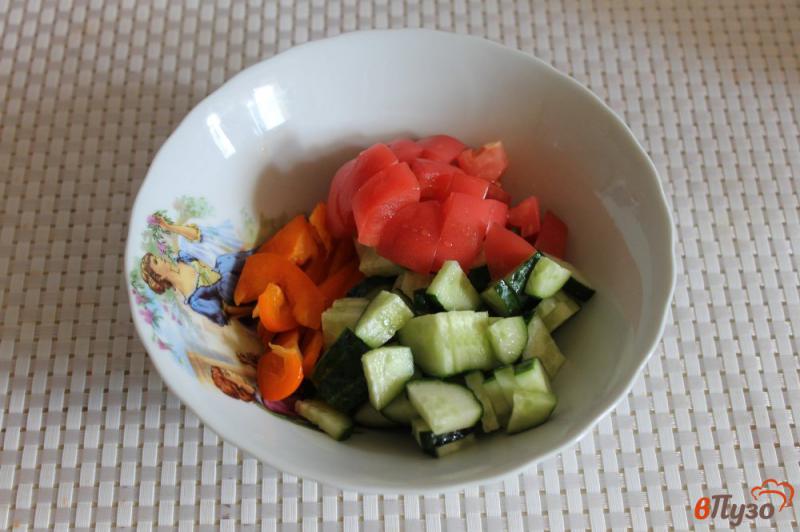 Фото приготовление рецепта: Салат к шашлыку шаг №3