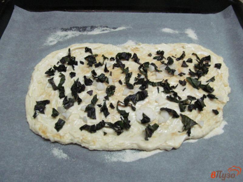 Фото приготовление рецепта: Томатная пицца на картофельном тесте шаг №6