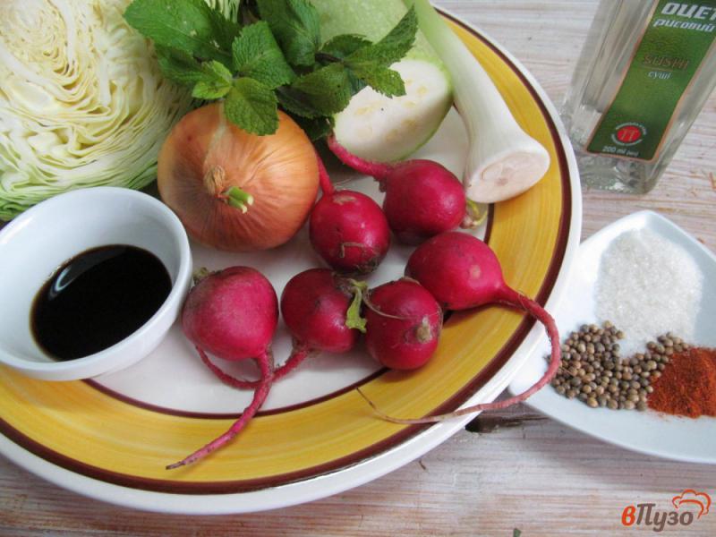 Фото приготовление рецепта: Маринованные овощи в азиатском стиле шаг №1