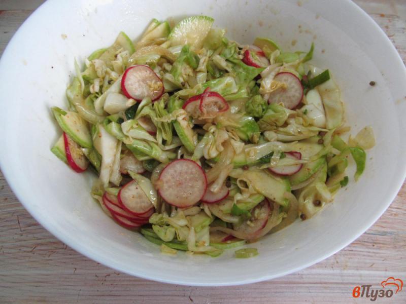 Фото приготовление рецепта: Маринованные овощи в азиатском стиле шаг №8
