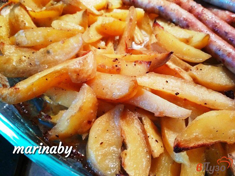 Фото приготовление рецепта: Запеченный картофель с чесноком шаг №5