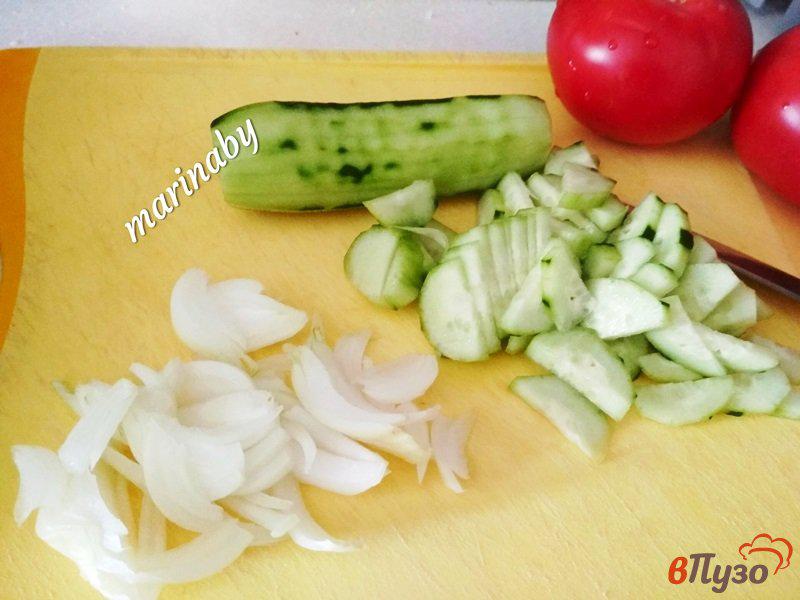 Фото приготовление рецепта: Летний овощной салат шаг №4