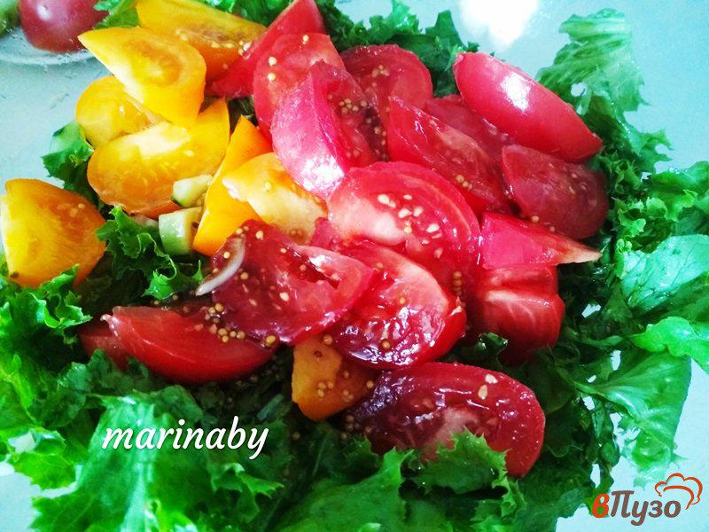 Фото приготовление рецепта: Летний овощной салат шаг №7