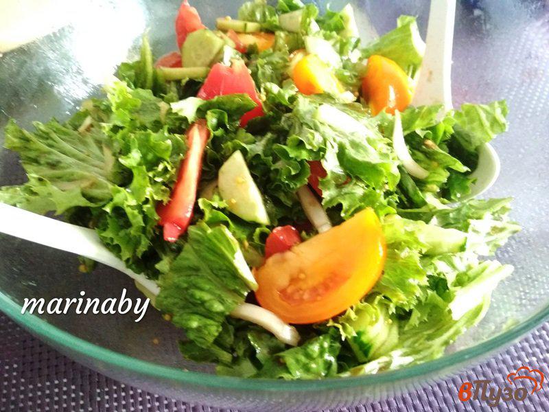 Фото приготовление рецепта: Летний овощной салат шаг №8