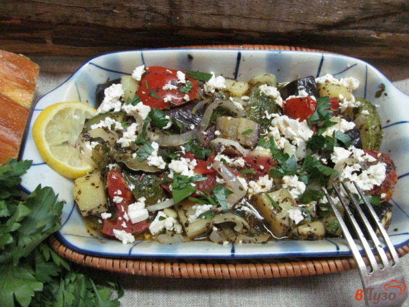 Фото приготовление рецепта: Греческое овощное рагу - Бриам шаг №6