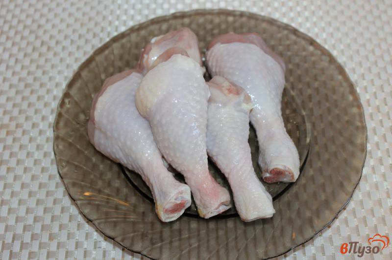 Фото приготовление рецепта: Запеченные куриные ножки в терияки с чесноком и тимьяном шаг №1