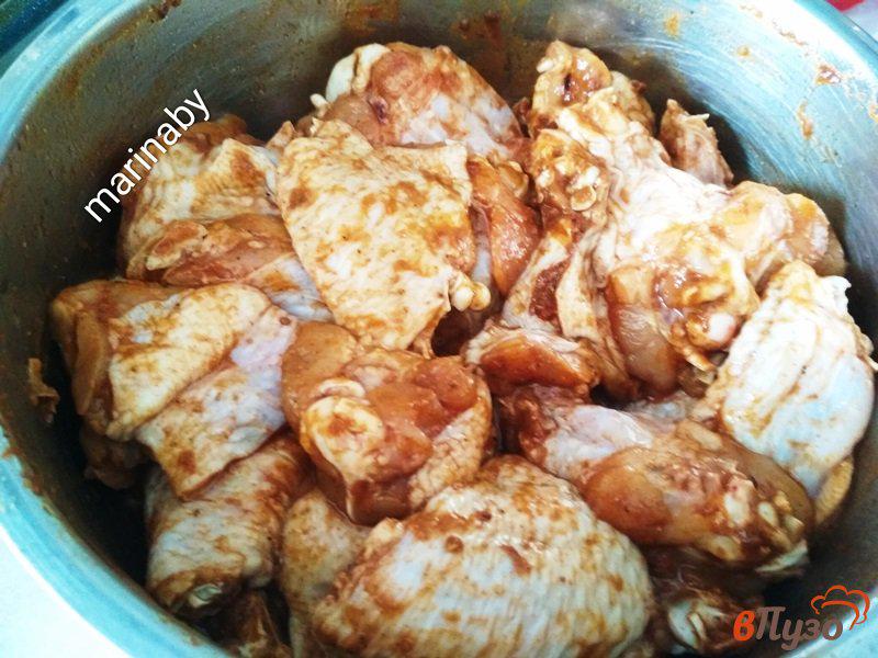 Фото приготовление рецепта: Куриные крылья по-американски с соусом барбекю шаг №1