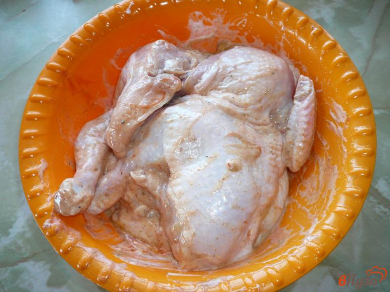 Фото приготовление рецепта: Цыпленок на решетке шаг №4