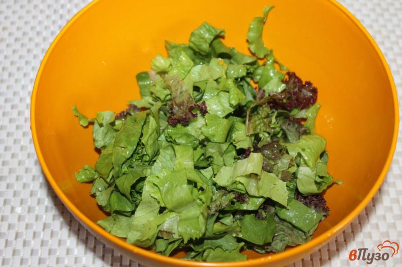 Фото приготовление рецепта: Салат с мясом и грейпфрутом шаг №3
