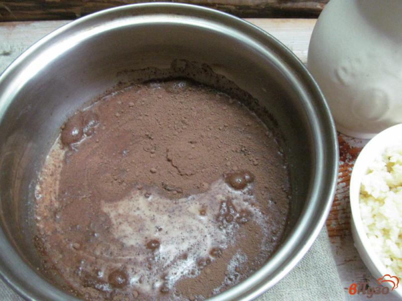 Фото приготовление рецепта: Шоколадный крем с пшеном шаг №2