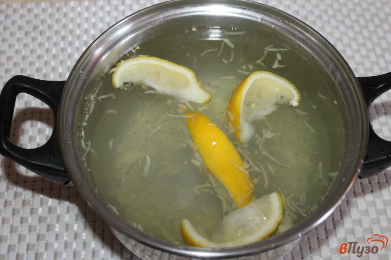 Фото приготовление рецепта: Лимонно - имбирный напиток шаг №4