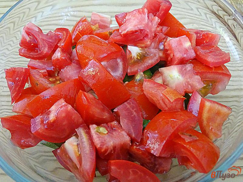 Фото приготовление рецепта: Греческий салат с брынзой шаг №3