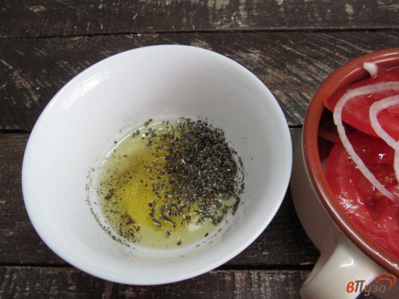 Фото приготовление рецепта: Закуска из помидоров под медовым соусом шаг №4