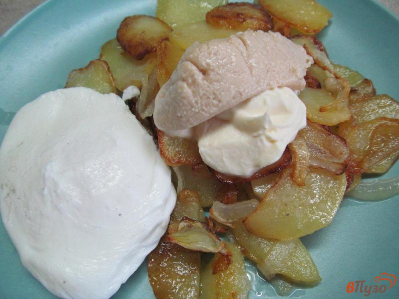 Фото приготовление рецепта: Жареный картофель с ресторанной подачей шаг №6