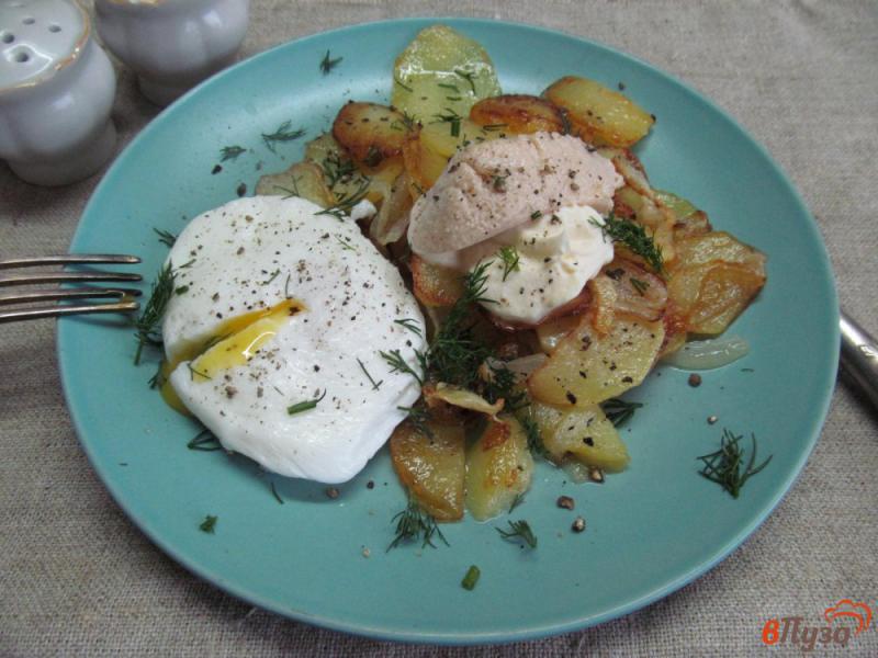 Фото приготовление рецепта: Жареный картофель с ресторанной подачей шаг №8