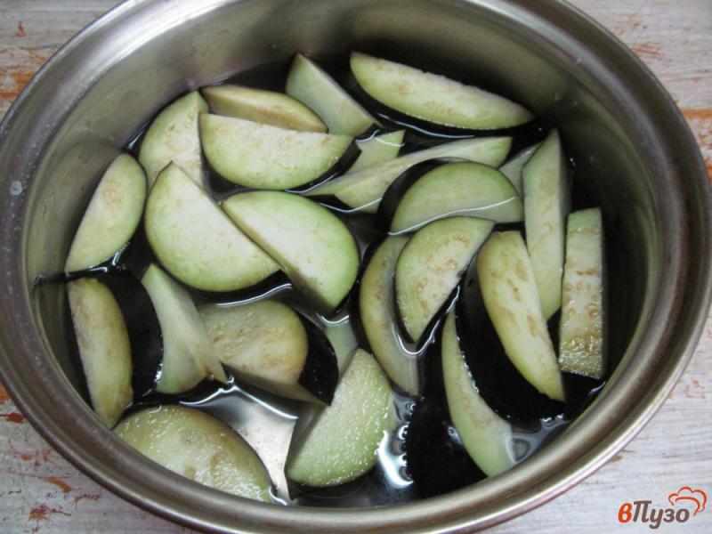 Фото приготовление рецепта: Салат с баклажаном по-корейски шаг №2