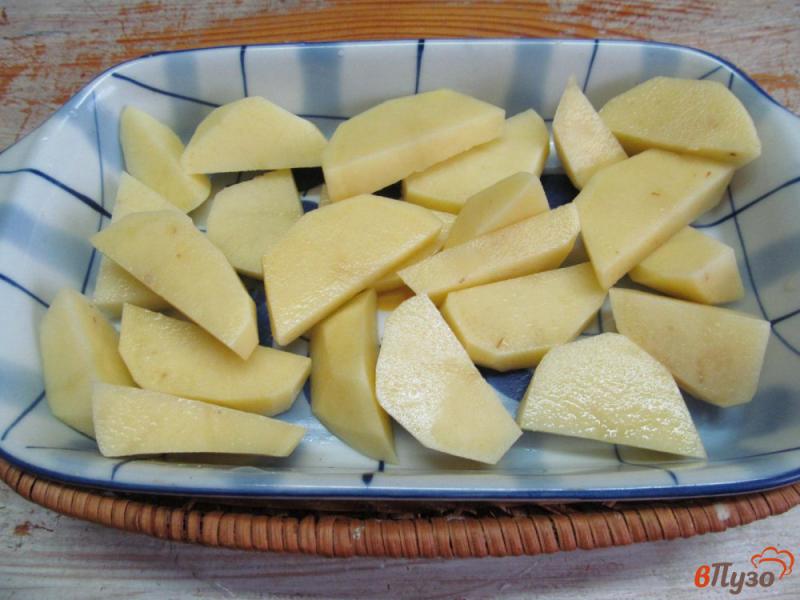 Фото приготовление рецепта: Запеченный картофель с фенхелем шаг №1