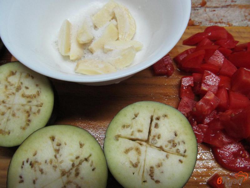 Фото приготовление рецепта: Закуска из баклажанов шаг №2