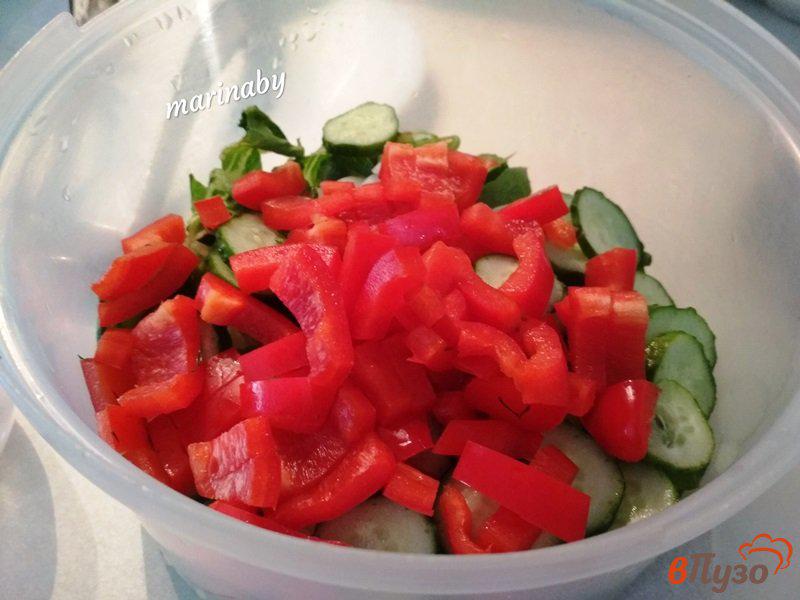 Фото приготовление рецепта: Овощной салат шаг №6
