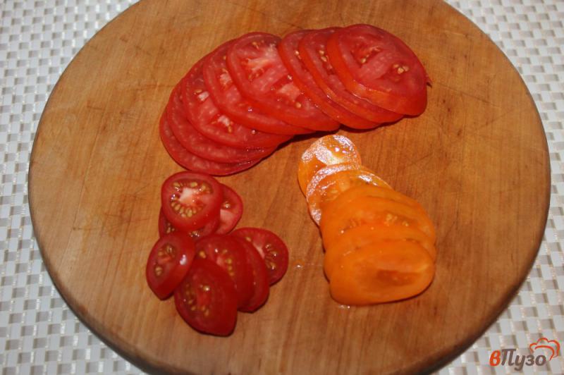Фото приготовление рецепта: Закуска из томатов и феты шаг №1