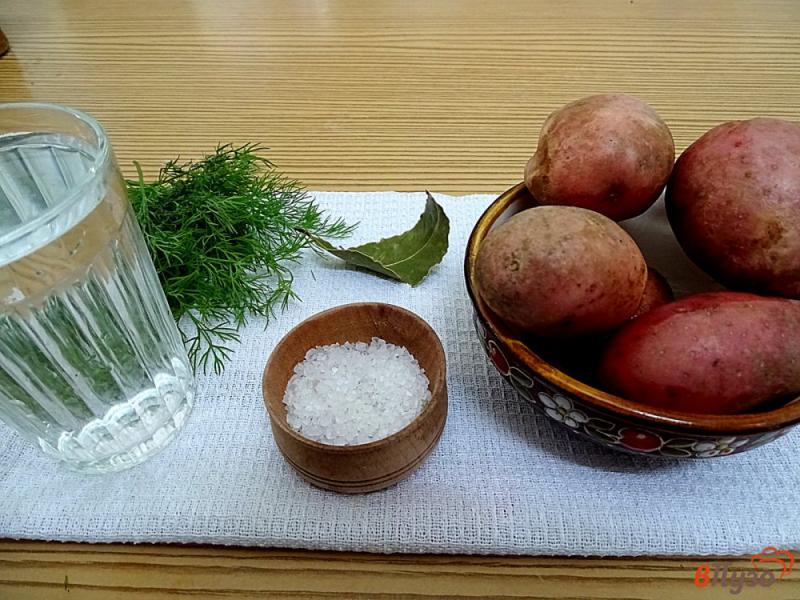 Фото приготовление рецепта: Картофель в мундире в микроволновке шаг №1