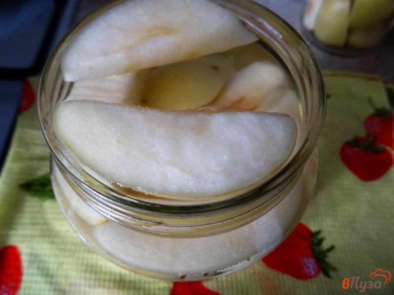 Фото приготовление рецепта: Ароматный яблочный компот со специями шаг №9